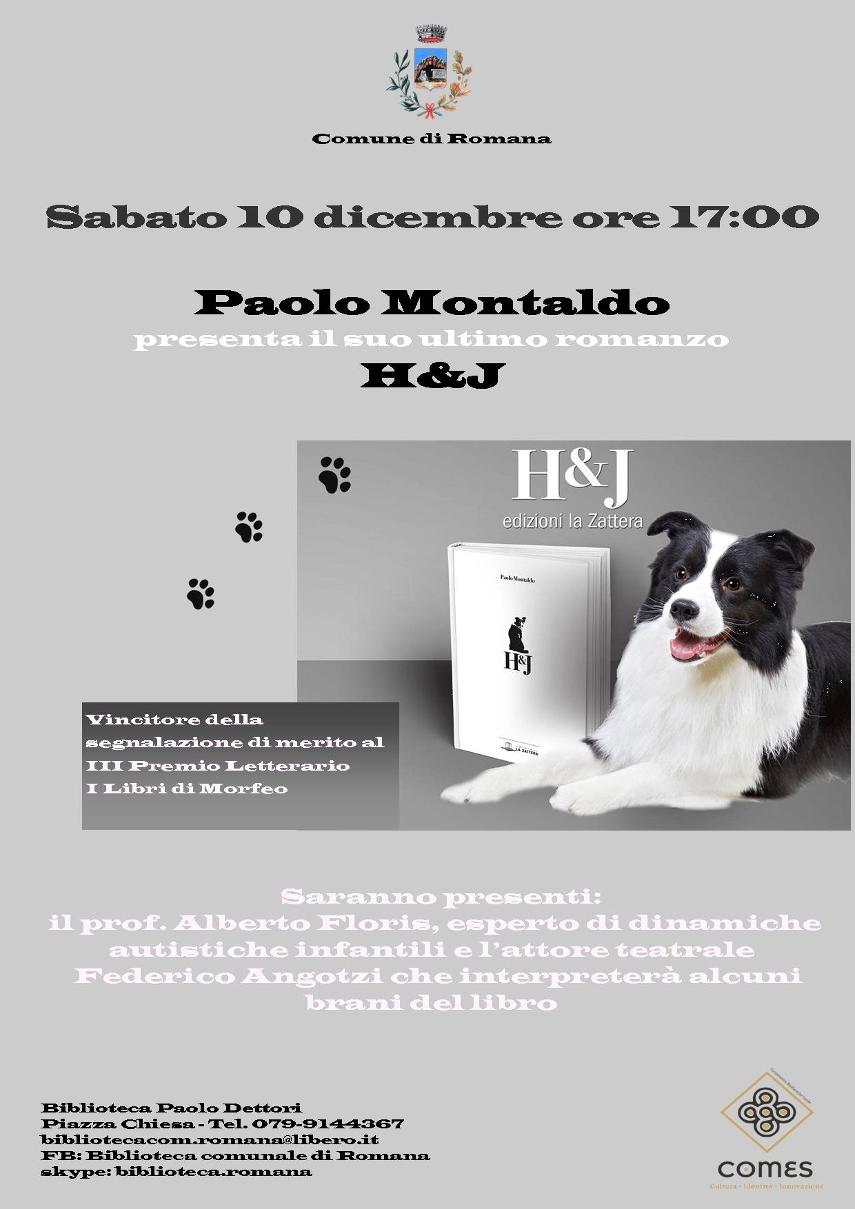 Paolo Montaldo presenta il suo ultimo Romanzo H&J