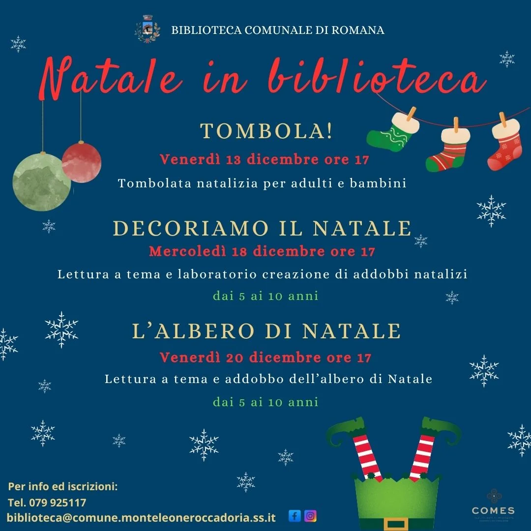 Natale in biblioteca romana 2024